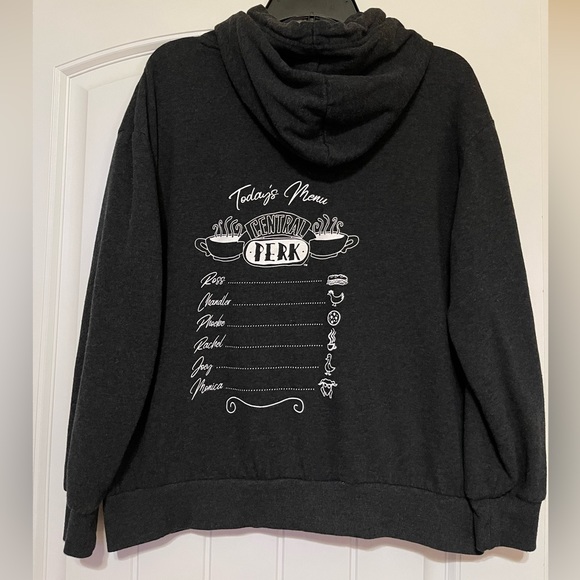 •Target• Ladies’ Friends Central Perk Coffee Logo Black Sweatshirt (XL Tall) - Picture 2 of 4